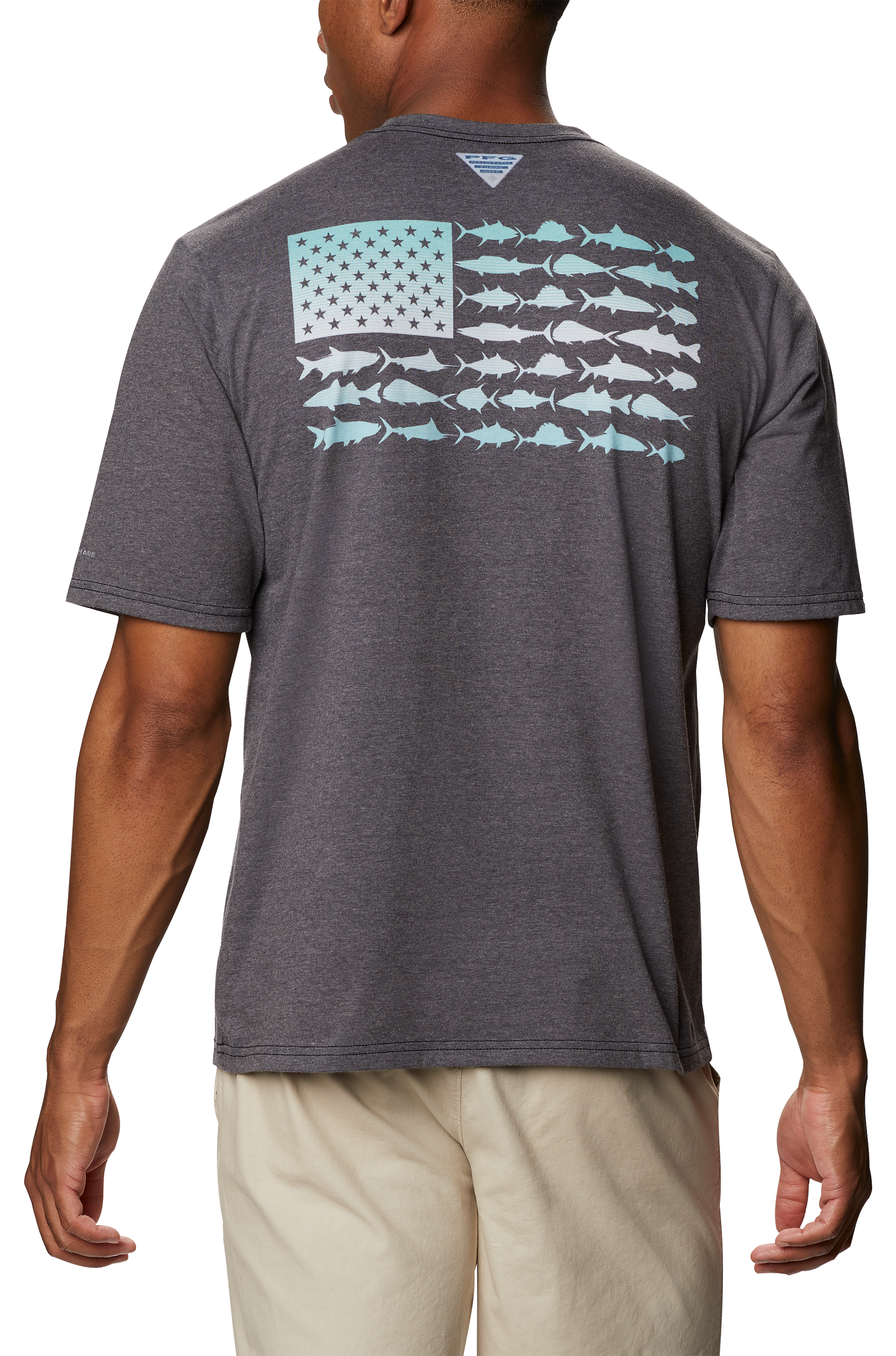 Columbia PFG Fish Flag Graphic Short-Sleeve T-Shirt for Men | Bass Pro ...